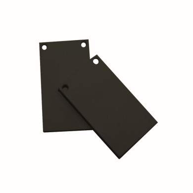 ΤΑΠΕΣ ΣΕΤ 2 ΤΕΜΑΧΙΩΝ ΜΕ ΒΙΔΕΣ ΓΙΑ ΜΑΓΝΗΤΙΚΗ ΡΑΓΑ TRIMLESS ΜΑΥΡΗ