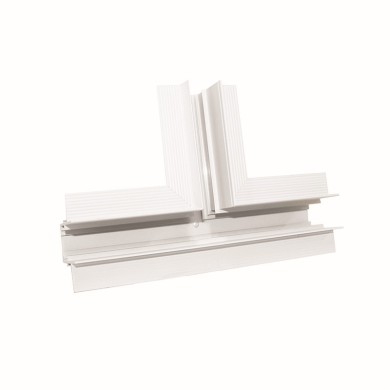 ΣΥΝΔΕΣΜΟΣ ΛΕΥΚΟΣ ''Τ'' ΓΙΑ ΜΑΓΝΗΤΙΚΗ ΡΑΓΑ TRIMLESS