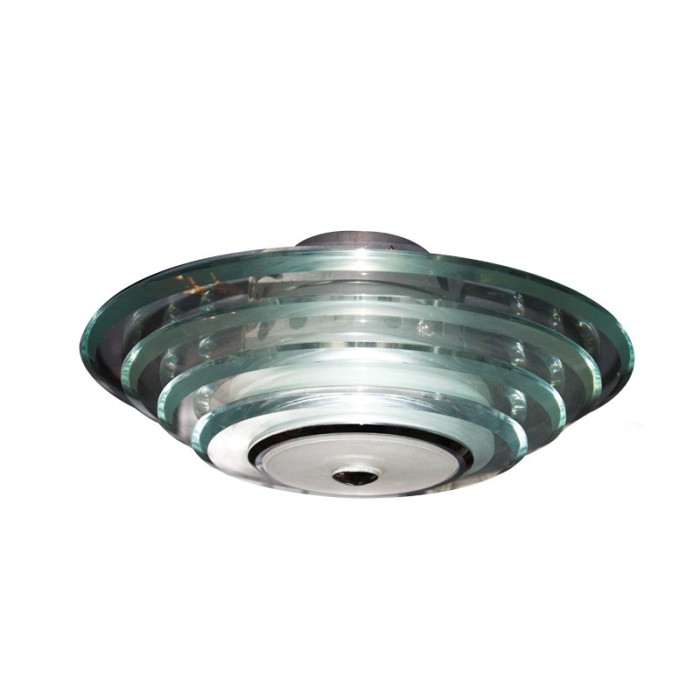 NETTO ΦΩΤΙΣΤΙΚΟ ΟΡΟΦΗΣ ΝΙΚΕΛΙΟ ΜΕΤΑΛΛΙΚΟ ΣΥΜΒΑΤΙΚΟ 2ΧG9 IP20 Φ300Χ120mm