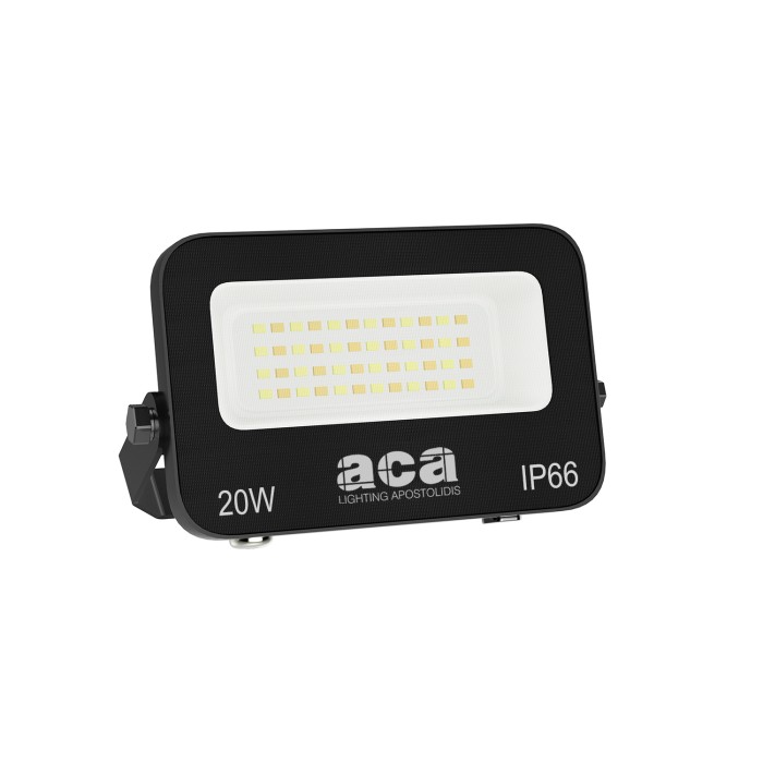 LED SMD BLACK FLOOD LUMINAIRE 20W 3CCT 2000LM 185-265V RA>80 IP66
