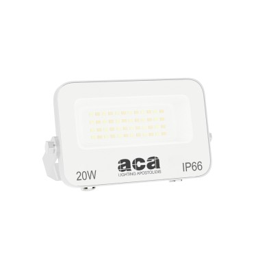 LED SMD WHITE FLOOD LUMINAIRE 20W 3CCT 2000LM 185-265V RA>80 IP66

