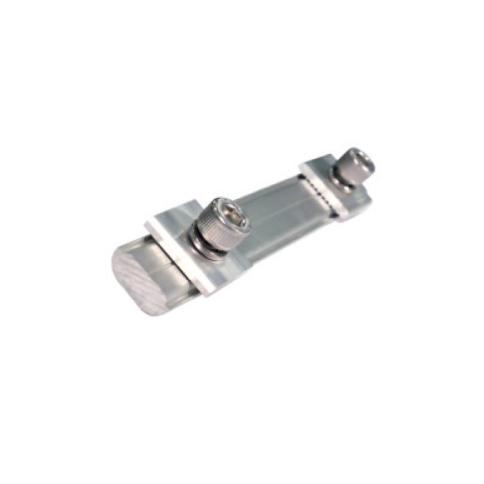 CONNECTOR FOR ALUMINIUM RAIL SET WITH SCREWS