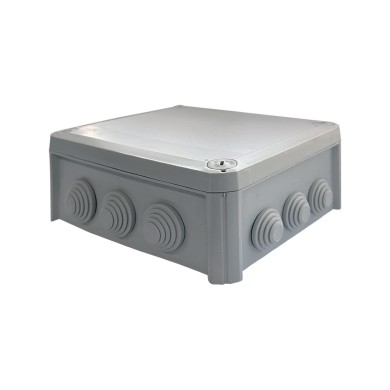 190x150x75mm ΕΠΙΤΟΙΧΟ ΚΟΥΤΙ  ΔΙΑΚΛΑΔΩΣΗΣ ΚΑΛΩΔΙΩΝ,ΓΚΡΙ ΧΡΩΜΑΤΟΣ 10 ΔΙΟΔΙΩΝ IP66 RAL 7035