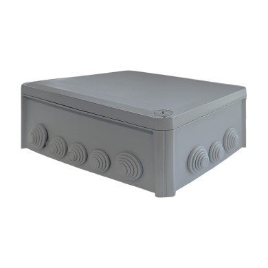 240x190x95mm ΕΠΙΤΟΙΧΟ ΚΟΥΤΙ  ΔΙΑΚΛΑΔΩΣΗΣ ΚΑΛΩΔΙΩΝ,ΓΚΡΙ ΧΡΩΜΑΤΟΣ 10 ΔΙΟΔΙΩΝ IP66 RAL 7035