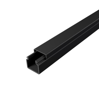 12x12mm SELF-ADHESIVE CABLE CHANNEL 2mULTRA CHARCOAL COLOR