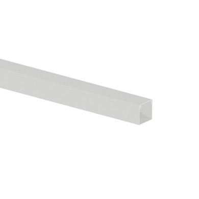 CABLE TRUNKING 25X25mm WITHOUT ADHESIVE TAPE WHITE WITH DOUBLE LOCK