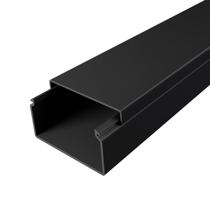 40x25mm ΑΥΤΟΚΟΛΗΤΟ ΚΑΝΑΛΙ ΚΑΛΩΔΙΩΝ 2m, ULTRA ΑΝΘΡΑΚΙ ΧΡΩΜΑΤΟΣ 
