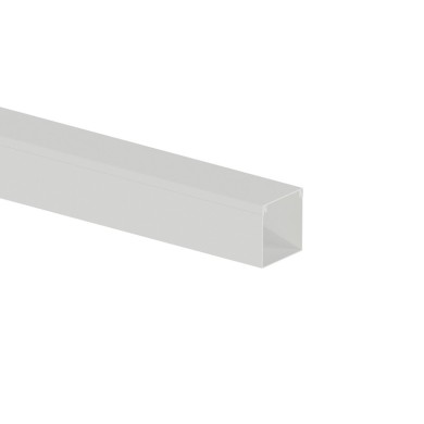 CABLE TRUNKING 40X40mm WITHOUT ADHESIVE TAPE WHITE WITH DOUBLE LOCK