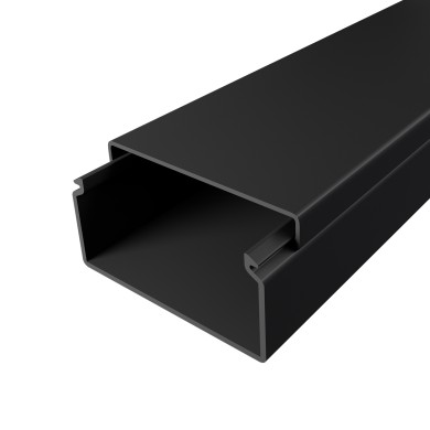 60x40mm SELF-ADHESIVE CABLE CHANNEL 2mULTRA CHARCOAL COLOR