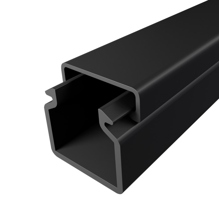 60x60mm ΑΥΤΟΚΟΛΗΤΟ ΚΑΝΑΛΙ ΚΑΛΩΔΙΩΝ 2m, ULTRA ΑΝΘΡΑΚΙ ΧΡΩΜΑΤΟΣ 