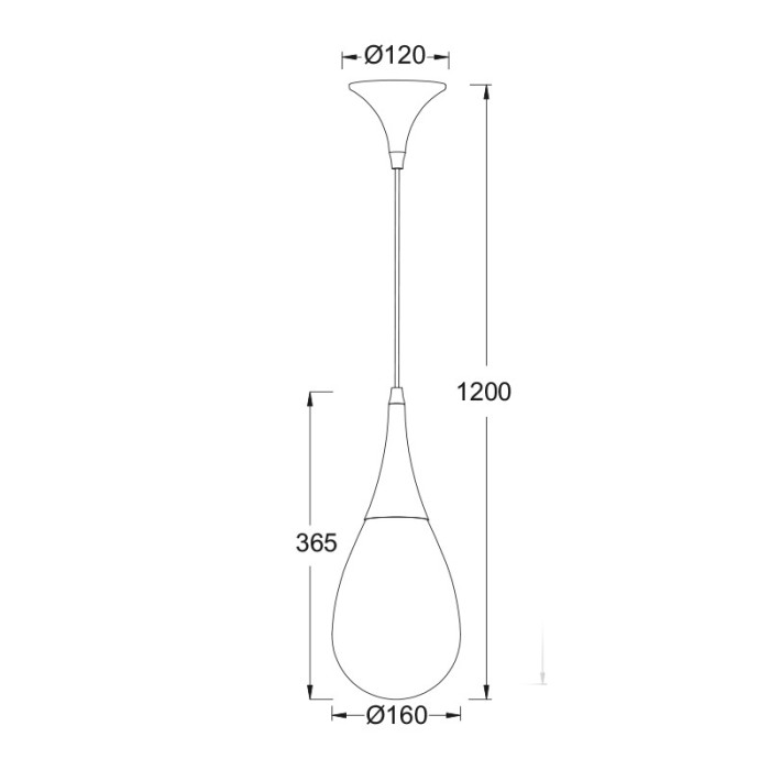 PENDANT LIGHT 1XE14 BLACK METAL & AMBER GLASS D16CM ATENA