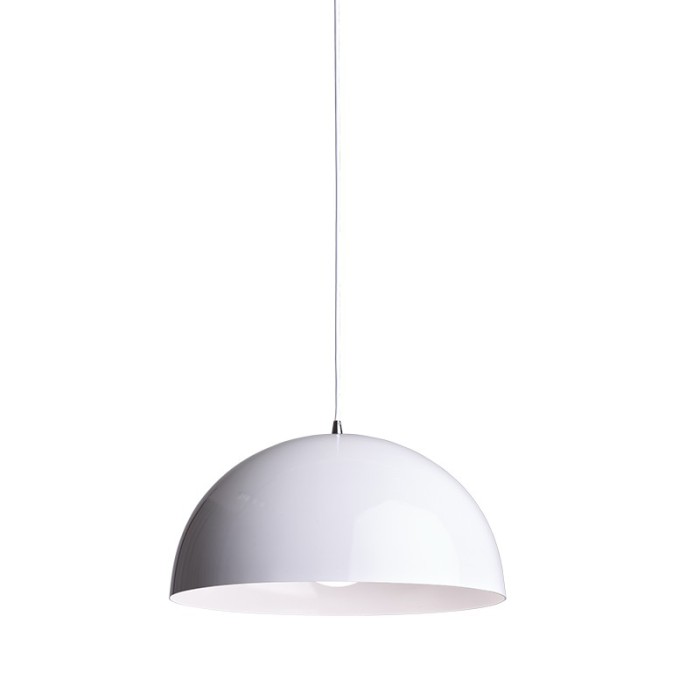 PENDANT 1X E27 METAL COLOR WHITE MELINA