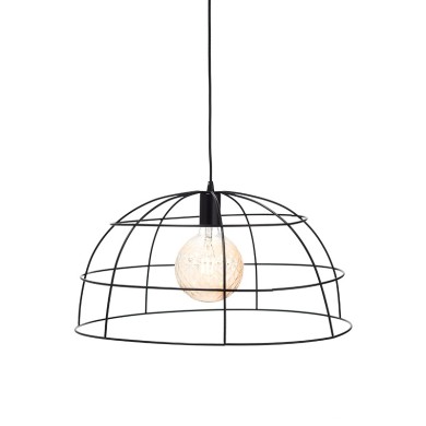 NETTO ΦΩΤΙΣΤΙΚΟ ΚΡΕΜΑΣΤΟ ΜΑΥΡΟ ΜΑΤ ΜΕΤΑΛΛΙΚΟ ΣΥΜΒΑΤΙΚΟ 1ΧΕ27 IP20 Φ500Χ1200mm