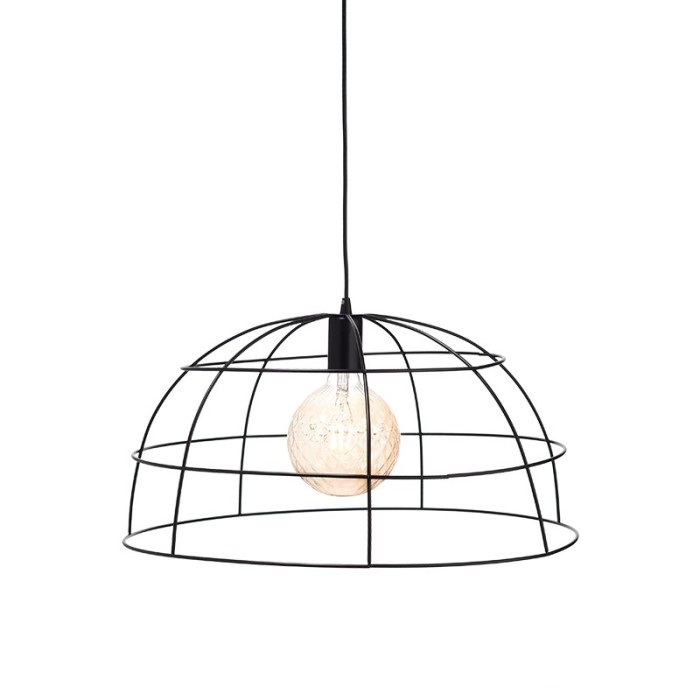 NETTO ΦΩΤΙΣΤΙΚΟ ΚΡΕΜΑΣΤΟ ΜΑΥΡΟ ΜΑΤ ΜΕΤΑΛΛΙΚΟ ΣΥΜΒΑΤΙΚΟ 1ΧΕ27 IP20 Φ500Χ1200mm