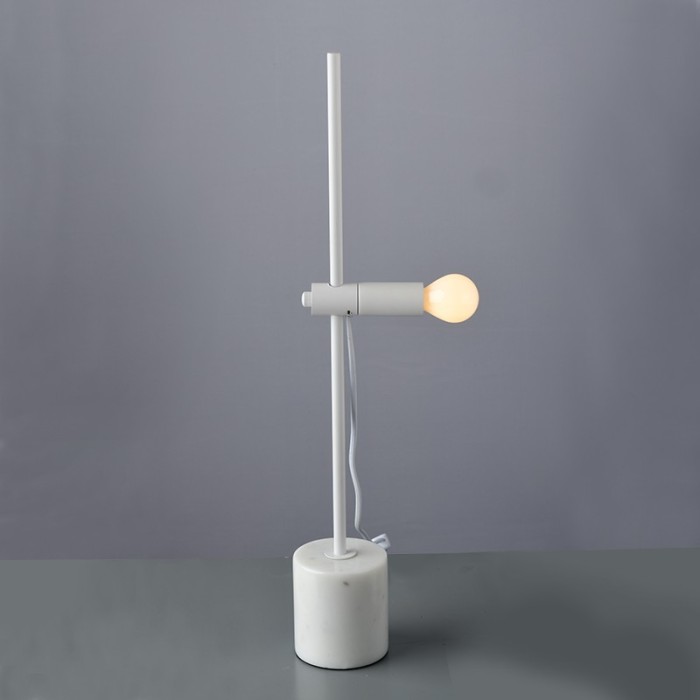 NETTO ΦΩΤΙΣΤΙΚΟ ΕΠΙΤΡΑΠΕΖΙΟ ΛΕΥΚΟ ΜΕΤΑΛΛΙΚΟ ΣΥΜΒΑΤΙΚΟ 1ΧΕ14 IP20 Φ90Χ580mm