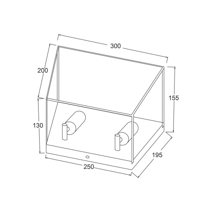 NETTO ΦΩΤΙΣΤΙΚΟ ΕΠΙΤΟΙΧΟ ΛΕΥΚΟ ΜΑΤ ΜΕΤΑΛΛΙΚΟ ΣΥΜΒΑΤΙΚΟ 1ΧΕ27 IP20 300Χ155mm