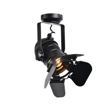 WALL L/F 1XE27 METAL BLACK 34Χ20ΧΗ40CM ALMODOVAR