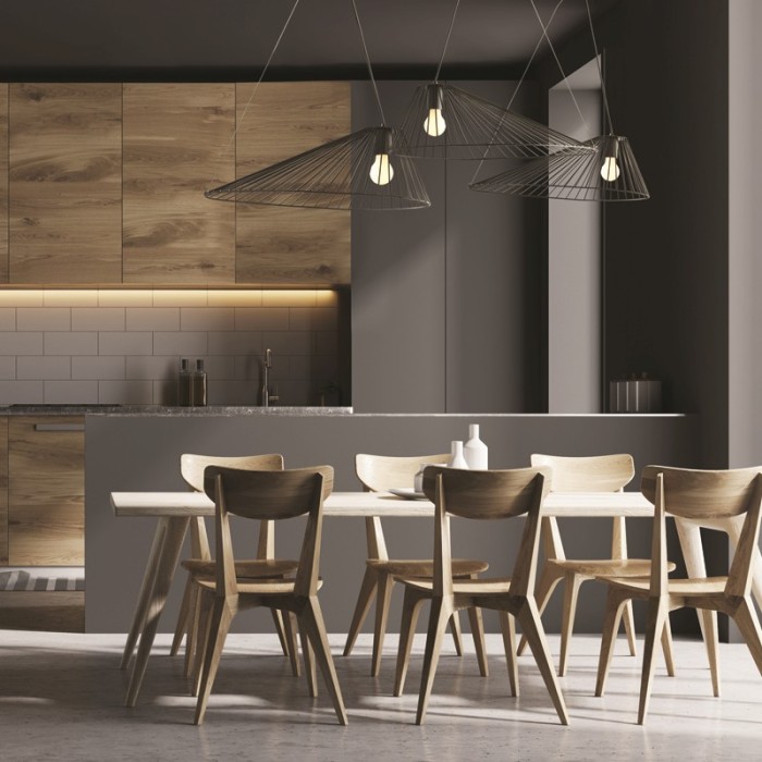 ΚΡΕΜΑΣΤΟ Φ/Σ 1xE27 CAPPELLO ΜΑΥΡΟ ΜΕΤ/ΚΟ 60Χ40X120CM