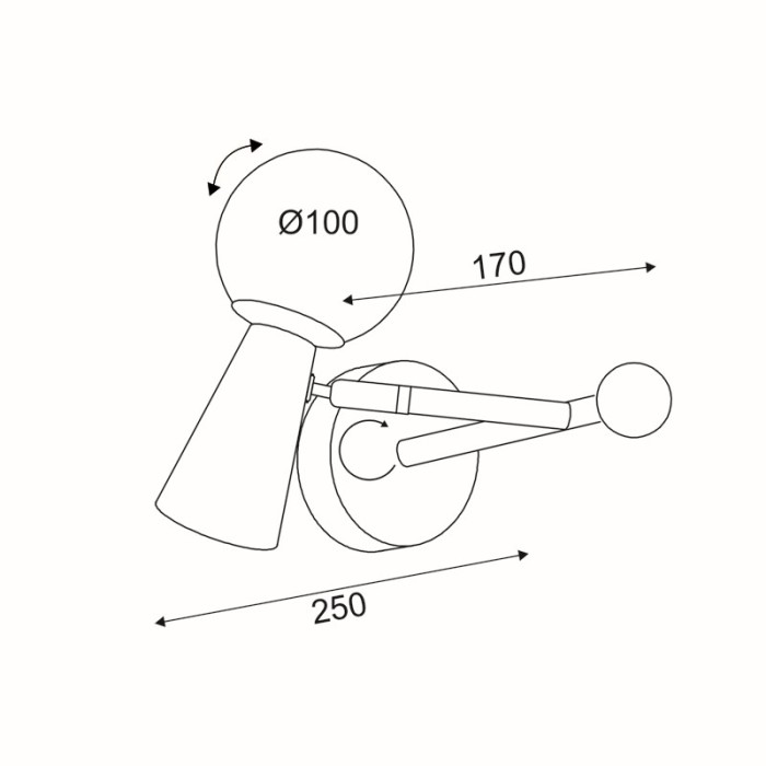 ΕΠΙΤΟΙΧΟ Φ/Σ 1xG9+1xGU10 KIMOLOS ΧΡΥΣΟ ΜΕΤ/ΚΟ + ΛΕΥΚΟ ΓΥΑΛΙ 22Χ20Χ17CM