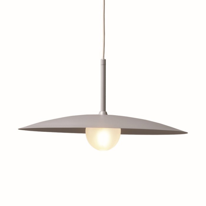 NETTO PENDANT L/F 1xG9 GREY AFINAR METAL + FROSTED GLASS  Φ40Χ120CM