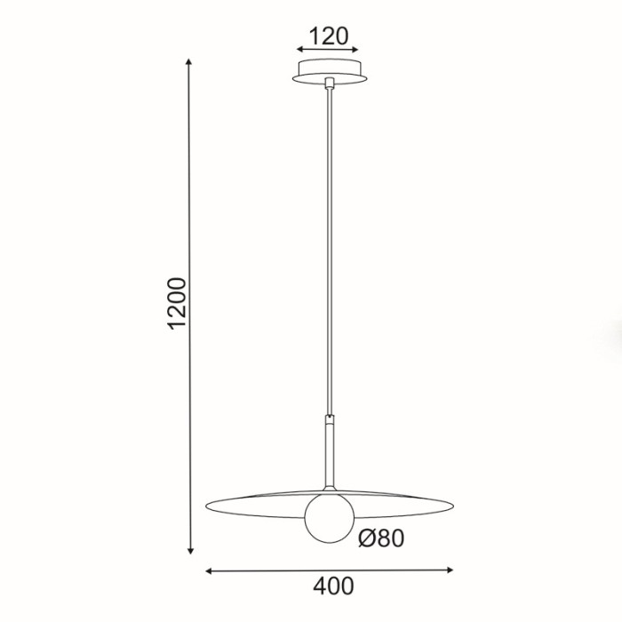 NETTO PENDANT L/F 1xG9 GREY AFINAR METAL + FROSTED GLASS  Φ40Χ120CM