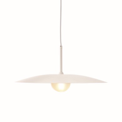 PENDANT L/F 1xG9 AFINAR WHITE METAL + FROSTED GLASS  Φ40Χ120CM

