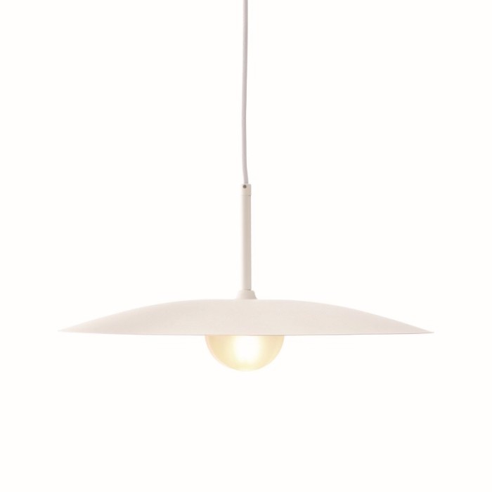 PENDANT L/F 1xG9 AFINAR WHITE METAL + FROSTED GLASS  Φ40Χ120CM
