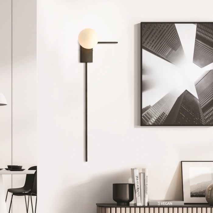 CYCLOPS-ΦΩΤΙΣΤΙΚΟ ΕΠΙΤΟΙΧΟ/ΟΡΟΦΗΣ ΜΑΥΡΟ ΜΕΤΑΛΛΙΚΟ ΣΥΜΒΑΤΙΚΟ 1xG9 IP20 30Χ17Χ85CM