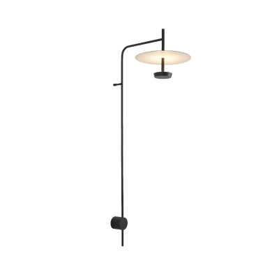 WALL LAMP SAND BLACK STEEL+ALUMINUM LED SMD 9W 3000K 310LM IP20
