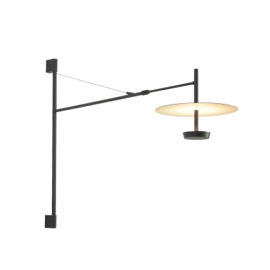 WALL LAMP SAND BLACK STEEL+ALUMINUM LED SMD 9W 3000K 310LM IP20 L800xW300x1450MM
