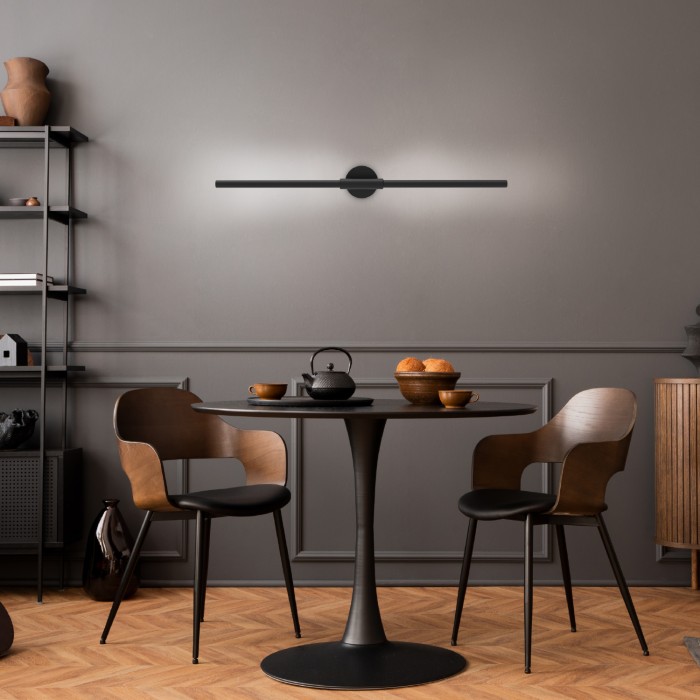 WALL LAMP SAND BLACKALUMINUM+ METAL+ SILICON LED SMD 15W 3000K 531LM  IP20
