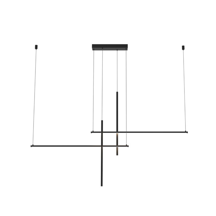 PENDANT LAMP SAND BLACK ALUMINUM+ METAL+ SILICON LED SMD 36W 3000K 1700LM IP20
