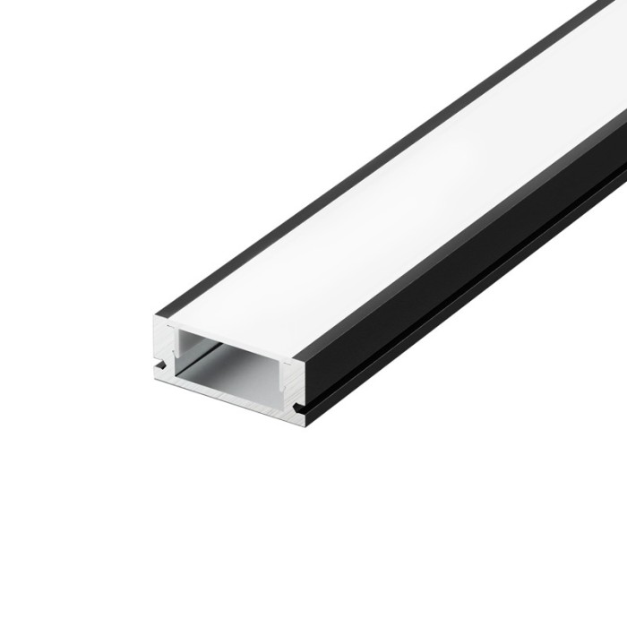 MINI SAND BLACK PROFILE P109B WITH OPAL PC DIFFUSER 2m/pc
