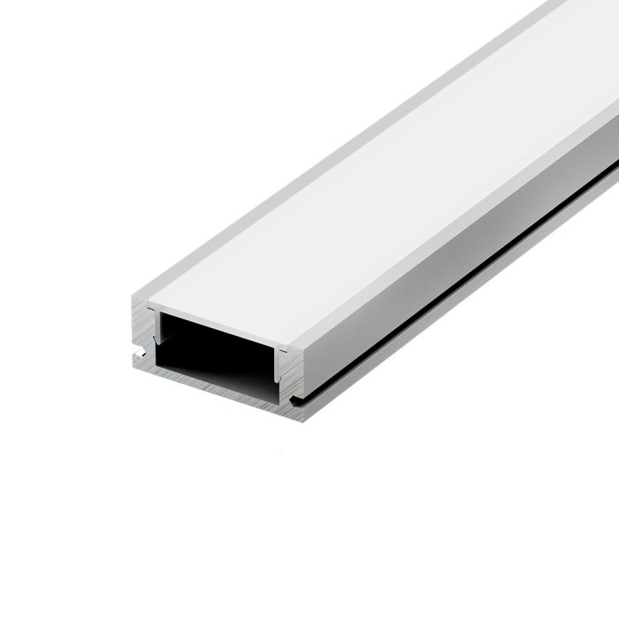 MINI  ALUMINIUM PROFILE CEILING/WALL WITH OPAL DIFFUSER 2m/pc