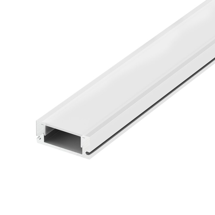 MINI ALUMINIUM PROFILE  WHITE CEILING/WALL WITH OPAL DIFFUSER 2m/pc
