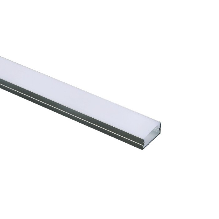NORM ALUMINUM PROFILE WITH OPAL COVER 2m/pc