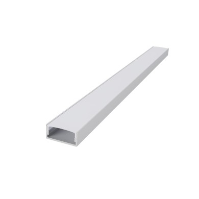 NORM ΠΡΟΦΙΛ ΑΛΟΥΜΙΝΙΟΥ ΜΑΥΡΟ ΜΕ ΟΠΑΛ ΚΑΛΥΜΑ 2m/pc