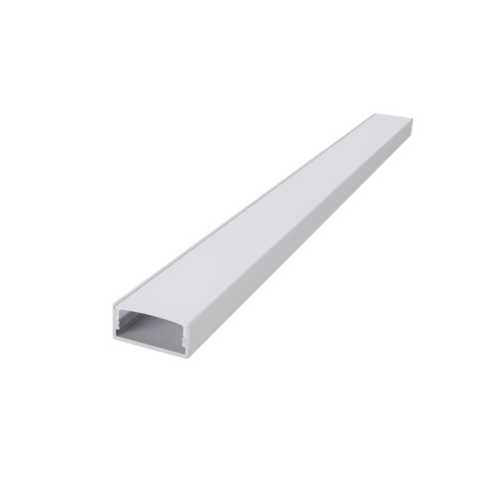 NORM ΠΡΟΦΙΛ ΑΛΟΥΜΙΝΙΟΥ ΜΑΥΡΟ ΜΕ ΟΠΑΛ ΚΑΛΥΜΑ 2m/pc