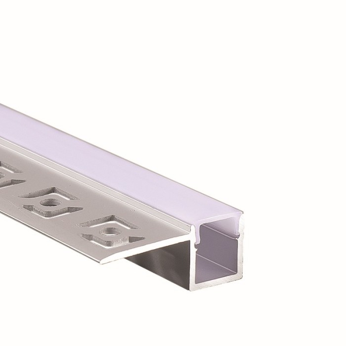 LING ONE SIDE TRIMLESS ALUMINUM PROFILE WITH OPAL PC DIFFUSER 2m/pc