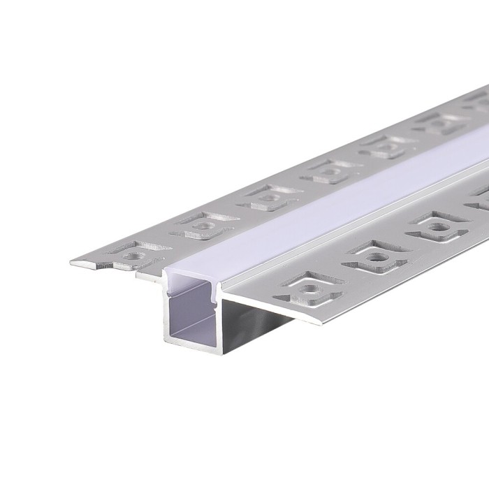 LING  ALUMINIUM PROFILE  TRIMLESS WITH OPAL DIFFUSER 2m/pc

