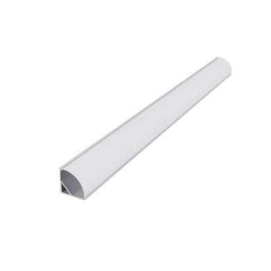 CORN ALUMINIUM PROFILE CEILING/WALL WHITE WITH OPAL DIFFUSER  2m/pc
