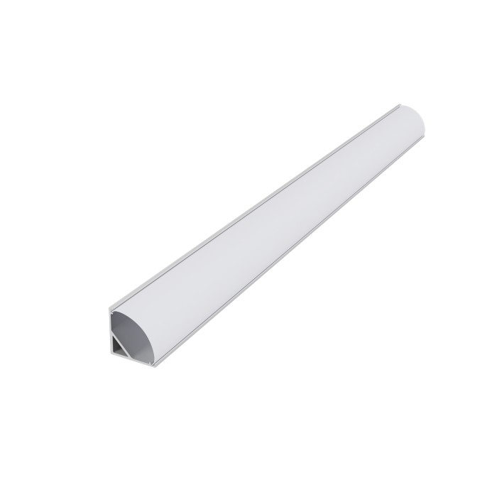 CORN ALUMINIUM PROFILE CEILING/WALL WHITE WITH OPAL DIFFUSER  2m/pc
