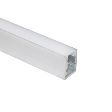 TIN CEILING/WALL ALUMINUM PROFILE WITH OPAL COVER 2m/pc
