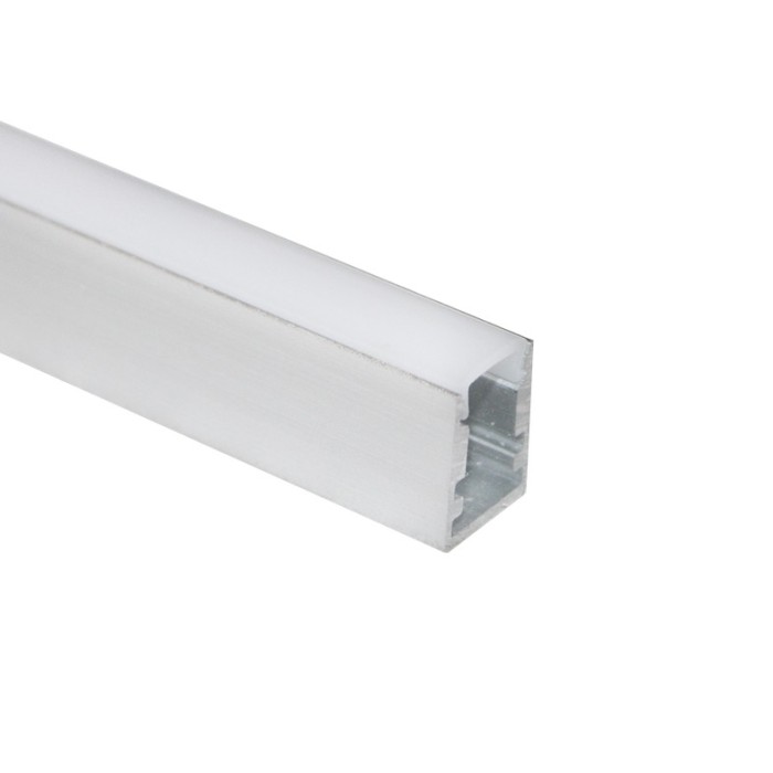 TIN CEILING/WALL ALUMINUM PROFILE WITH OPAL COVER 2m/pc
