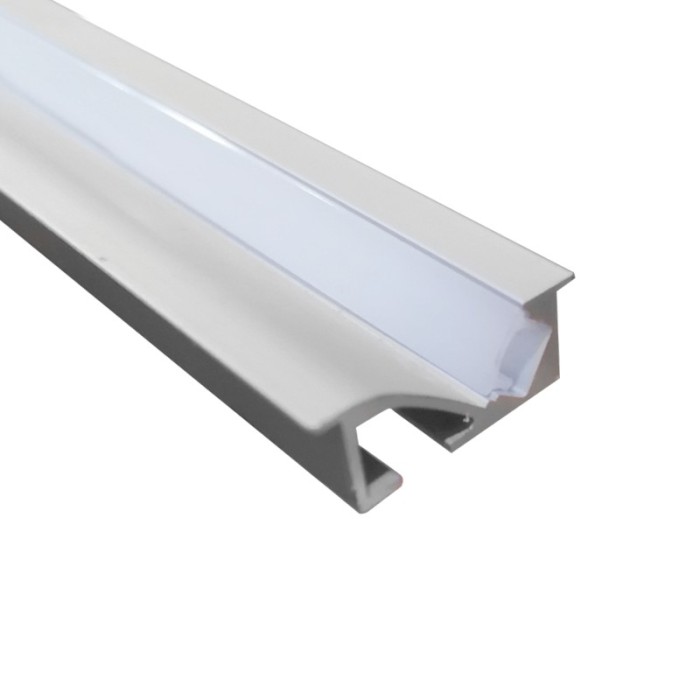 ARPY RECESSED ALUMINUM PROFILE P168U WITH OPAL PC DIFFUSER 2m/pc
