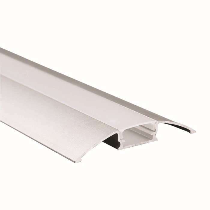 2WING ALUMINUM PROFILE WITH OPAL PC DIFFUSER 2m/pc