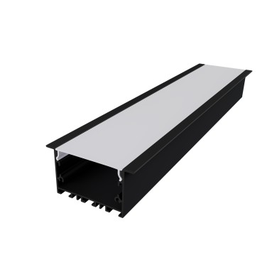WILA ΠΡΟΦΙΛ ΑΛΟΥΜΙΝΙΟΥ ΜΑΥΡΟ ΜΕ ΟΠΑΛ ΚΑΛΛΥΜΑ 3m/pc