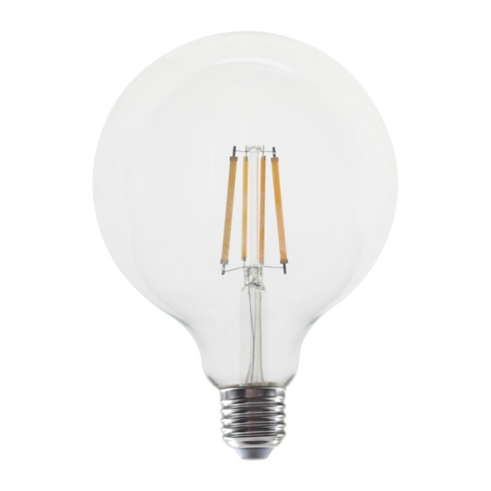 LED FILAMENT E27 DIM G125 10W 2700K 230V AC 1220LM RA80 30000H 360°