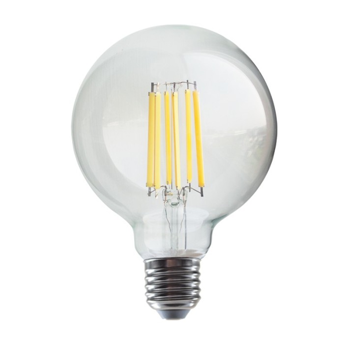 LED FILAMENT E27 G95 12W 2700K 230V AC 1540LM RA80 30000H 360°