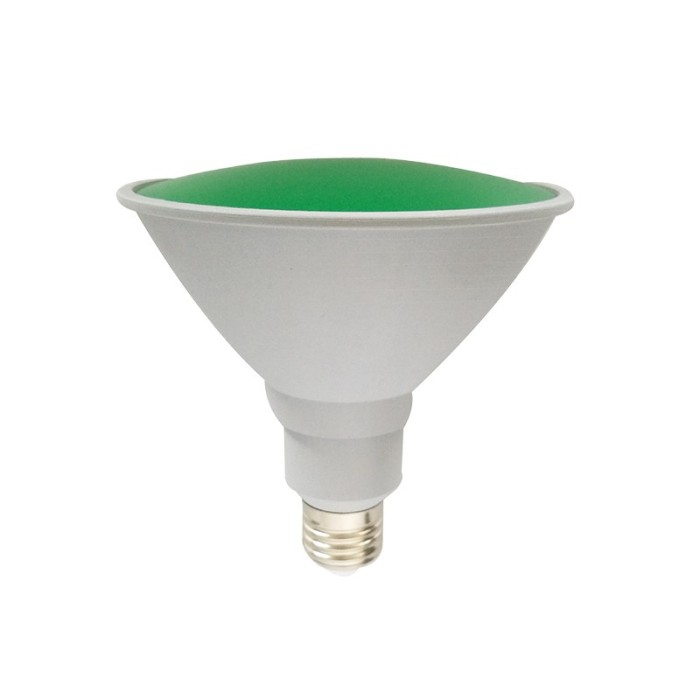 LED SMD E27 PAR38 15W GREEN 1150LM 42V AC RA80 30000H 110°  IP65 